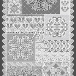 Heart Ruler Panel Silver