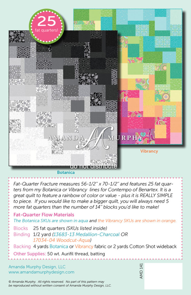 Fat-Quarter Flow (PDF) - Amanda's blog